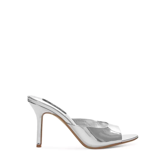 Budget โจ AQUA ๐ Women's Lucid High Heel Sandals - 100% Exclusive Silver ๐ 3 Budget โจ AQUA ๐ Women's Lucid High Heel Sandals - 100% Exclusive Silver ๐ - Image 3