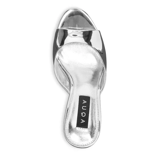 Budget โจ AQUA ๐ Women's Lucid High Heel Sandals - 100% Exclusive Silver ๐ 4 Budget โจ AQUA ๐ Women's Lucid High Heel Sandals - 100% Exclusive Silver ๐ - Image 4