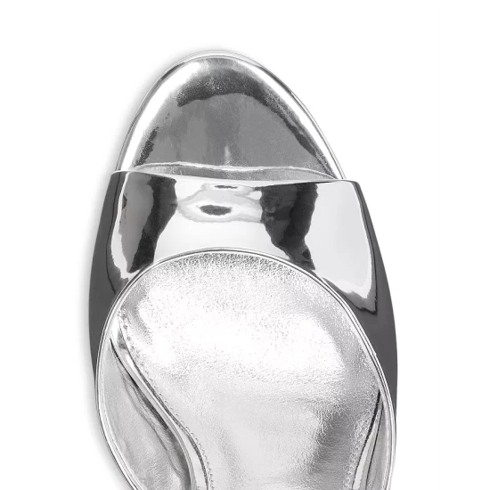 Budget โจ AQUA ๐ Women's Lucid High Heel Sandals - 100% Exclusive Silver ๐ 6 Budget โจ AQUA ๐ Women's Lucid High Heel Sandals - 100% Exclusive Silver ๐ - Image 6