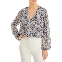 Wholesale 🔔 AQUA Long Sleeve Top - 100% Exclusive White/black 😍