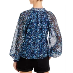 Coupon 🔔 AQUA Printed Tassel Tie Top - 100% Exclusive Black/teal/blue 😍 -AQUA Elegant shop unnamed file 3645