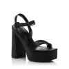 Best Sale ⭐ AQUA 😍 Women's AQ Sweet Block Heel Platform Sandals - 100% Exclusive Black 🥰