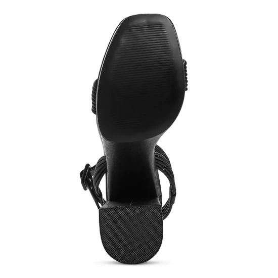 Best Sale ⭐ AQUA 😍 Women's AQ Sweet Block Heel Platform Sandals - 100% Exclusive Black 🥰 7 Best Sale ⭐ AQUA 😍 Women's AQ Sweet Block Heel Platform Sandals - 100% Exclusive Black 🥰 - Image 7