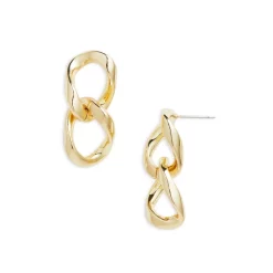 Discount โจ AQUA Chain Link Drop Earrings In 18K Gold Plated - 100% Exclusive ๐คฉ