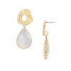 Buy 🤩 AQUA Hammered Ring & Crystal Drop Earrings - 100% Exclusive White/gold 🌟