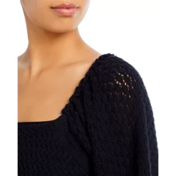 Brand new ๐ AQUA Pointelle Knit Sweater - 100% Exclusive Black ๐ 10 Brand new ๐ AQUA Pointelle Knit Sweater - 100% Exclusive Black ๐ -AQUA Elegant shop unnamed file 3684