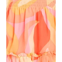 Best reviews of 🧨 AQUA Girls' Abstract Print Smocked Skirt, Big Kid - 100% Exclusive Pink/yellow 🎉 -AQUA Elegant shop unnamed file 3688