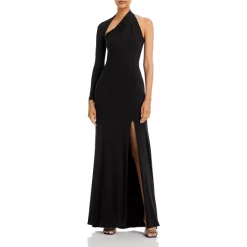 Hot Sale ⌛ AQUA One Shoulder Gown - 100% Exclusive Black 🌟
