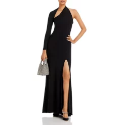 Hot Sale ⌛ AQUA One Shoulder Gown - 100% Exclusive Black 🌟 -AQUA Elegant shop unnamed file 3692