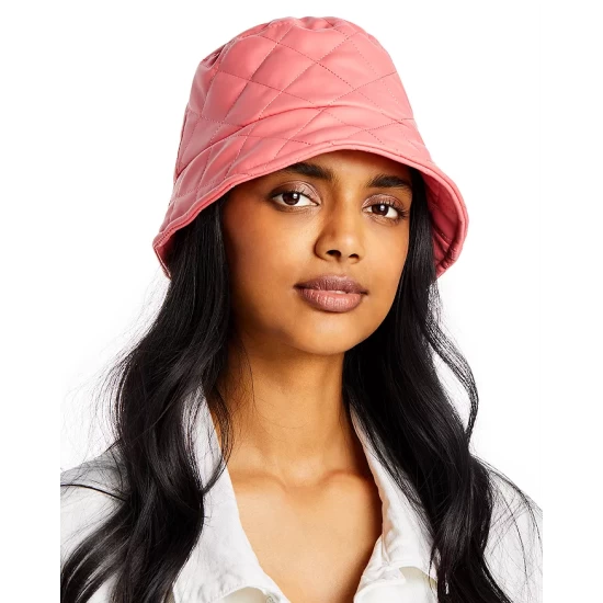 Top 10 ✔️ AQUA Faux Leather Bucket Hat - 100% Exclusive White ⭐ 5 Top 10 ✔️ AQUA Faux Leather Bucket Hat - 100% Exclusive White ⭐ - Image 5