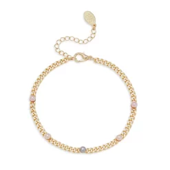 Flash Sale 🛒 AQUA Tonal Imitation Pearl Link Bracelet - 100% Exclusive Multi/gold ✔️