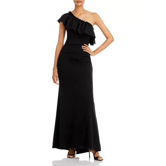 Coupon ๐ AQUA One Shoulder Ruffle Gown - 100% Exclusive Red ๐ฏ 3 Coupon ๐ AQUA One Shoulder Ruffle Gown - 100% Exclusive Red ๐ฏ - Image 3