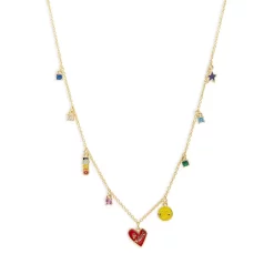 New 😀 AQUA Charm Necklace, 16"-18" - 100% Exclusive Multi 🤩 -AQUA Elegant shop unnamed file 3780