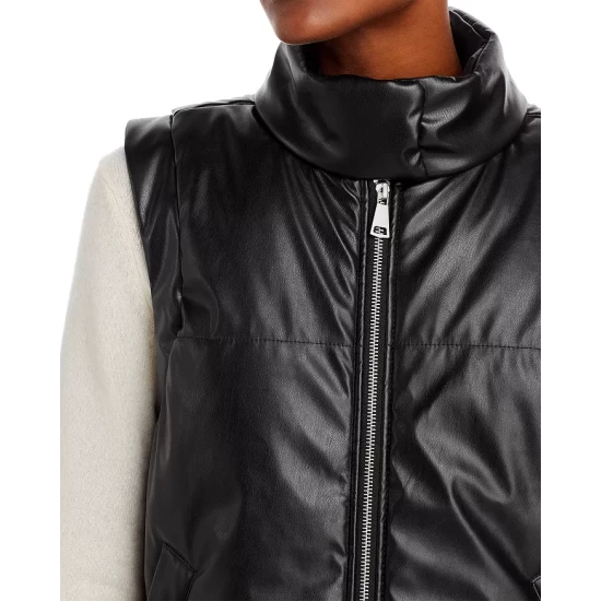 Discount ๐งจ AQUA Faux Leather Zip Vest - 100% Exclusive Black ๐ 6 Discount ๐งจ AQUA Faux Leather Zip Vest - 100% Exclusive Black ๐ - Image 6