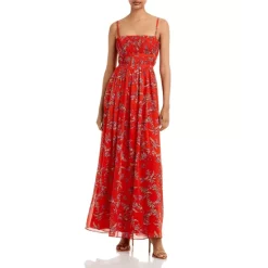 Outlet ✨ AQUA Square Neck Evening Dress - 100% Exclusive Paprika 🎁