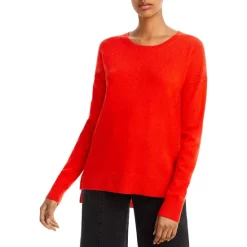 Outlet 💯 AQUA High Low Cashmere Sweater - 100% Exclusive Medium Gray 🎉 -AQUA Elegant shop unnamed file 38