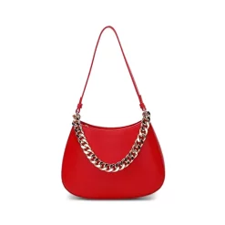 Promo 🧨 AQUA Small Shoulder Bag With Chain - 100% Exclusive White/silver 🌟 -AQUA Elegant shop unnamed file 3806