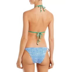 New 🔥 AQUA Triangle Print Bikini Bottom - 100% Exclusive White/blue 🌟 -AQUA Elegant shop unnamed file 3820