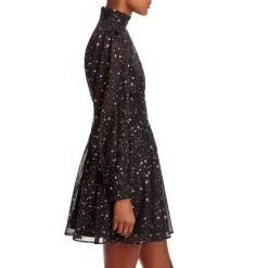 Best reviews of ⌛ AQUA Star Foil Mini ✔️ Dress - 100% Exclusive Black/gold 🛒 -AQUA Elegant shop unnamed file 384