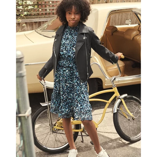 Cheap ⌛ AQUA Girls' Best Seller Printed Ruffled Midi Dress, Big Kid - 100% Exclusive Navy ✨ 4 Cheap ⌛ AQUA Girls' Best Seller Printed Ruffled Midi Dress, Big Kid - 100% Exclusive Navy ✨ - Image 4