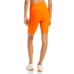 Wholesale 💯 AQUA One Shoulder Sports Bra & Lace Up Front Bike Shorts - 100% Exclusive Hot Orange ❤️ -AQUA Elegant shop unnamed file 3892