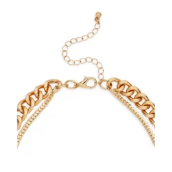 Buy 🔥 AQUA X Scout The City Double Chain Layered Choker Necklace, 12.5"-15.5" - 100% Exclusive Gold ✨ -AQUA Elegant shop unnamed file 3909