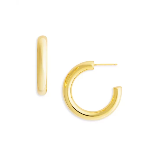 Outlet โค๏ธ AQUA Hoop Earrings In 18K Gold Plated - 100% Exclusive ๐ 1 Outlet โค๏ธ AQUA Hoop Earrings In 18K Gold Plated - 100% Exclusive ๐
