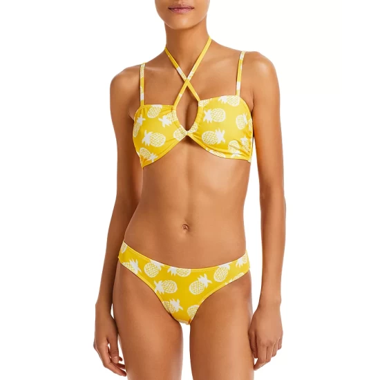 Promo ๐ AQUA Pineapple Print Bikini Bottom - 100% Exclusive Yellow/white ๐ 3 Promo ๐ AQUA Pineapple Print Bikini Bottom - 100% Exclusive Yellow/white ๐ - Image 3