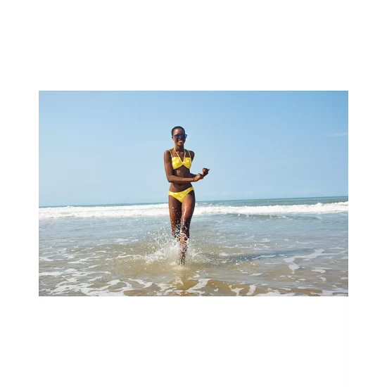 Promo ๐ AQUA Pineapple Print Bikini Bottom - 100% Exclusive Yellow/white ๐ 4 Promo ๐ AQUA Pineapple Print Bikini Bottom - 100% Exclusive Yellow/white ๐ - Image 4