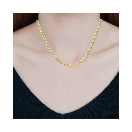 Promo 🤩 AQUA Cuban And Curb Link Chain Necklace, 16" - 100% Exclusive Gold ⌛ 3 Promo 🤩 AQUA Cuban And Curb Link Chain Necklace, 16" - 100% Exclusive Gold ⌛ - Image 3