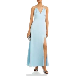 Best deal 🧨 AQUA Fit And Flare Gown - 100% Exclusive Cool Blue 🌟 -AQUA Elegant shop unnamed file 3965