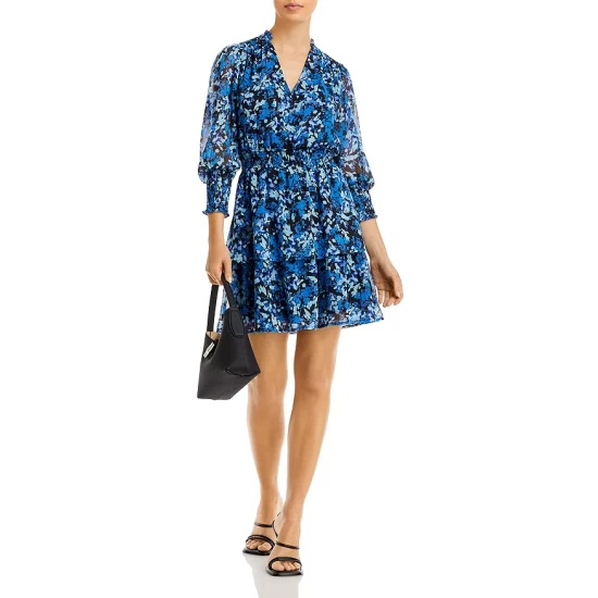 Flash Sale ๐ฅฐ AQUA Abstract Print V Neck Mini ๐ Dress - 100% Exclusive Black/blue Multi โค๏ธ 2 Flash Sale ๐ฅฐ AQUA Abstract Print V Neck Mini ๐ Dress - 100% Exclusive Black/blue Multi โค๏ธ - Image 2