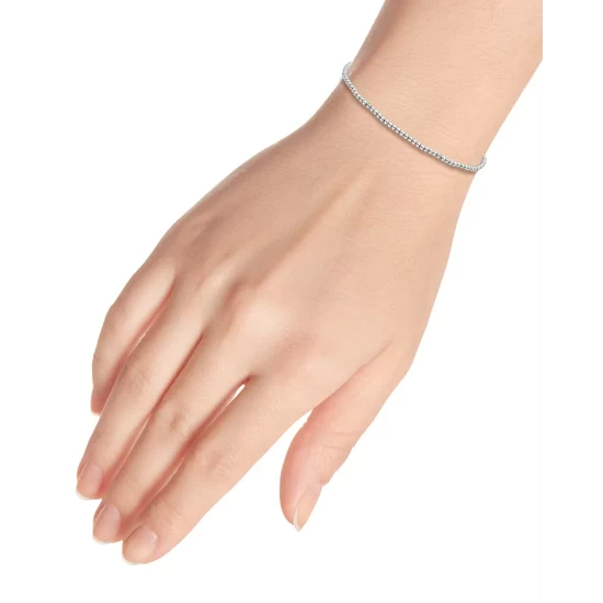 Coupon โ๏ธ AQUA 2mm Beaded Stretch Bracelet - 100% Exclusive Silver ๐ฏ 2 Coupon โ๏ธ AQUA 2mm Beaded Stretch Bracelet - 100% Exclusive Silver ๐ฏ - Image 2