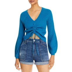 Discount ๐ AQUA Ribbed Drawstring Cashmere Sweater - 100% Exclusive Black ๐ 15 Discount ๐ AQUA Ribbed Drawstring Cashmere Sweater - 100% Exclusive Black ๐ -AQUA Elegant shop unnamed file 3993