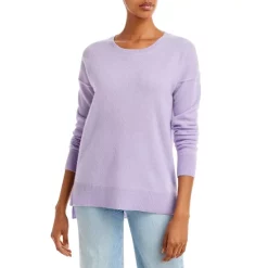 Outlet 💯 AQUA High Low Cashmere Sweater - 100% Exclusive Medium Gray 🎉 -AQUA Elegant shop unnamed file 40