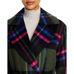 Budget ⌛ AQUA Plaid Duster Trench 🥰 Coat - 100% Exclusive Bold Plaid 👏 -AQUA Elegant shop unnamed file 401