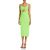 Best Sale 🌟 AQUA Cutout Midi Dress - 100% Exclusive Lime ✨