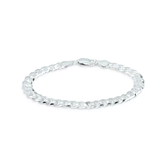 Outlet ❤️ AQUA Cuban And Curb Link Chain Bracelet - 100% Exclusive Silver ⌛ 1 Outlet ❤️ AQUA Cuban And Curb Link Chain Bracelet - 100% Exclusive Silver ⌛