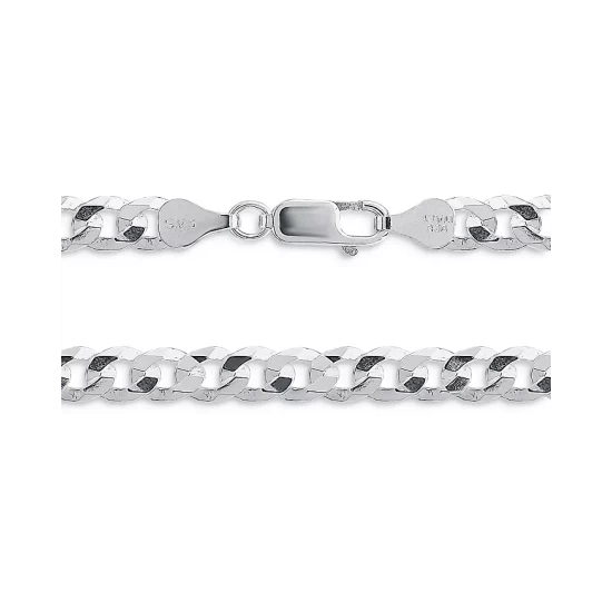 Outlet ❤️ AQUA Cuban And Curb Link Chain Bracelet - 100% Exclusive Silver ⌛ 3 Outlet ❤️ AQUA Cuban And Curb Link Chain Bracelet - 100% Exclusive Silver ⌛ - Image 3