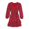 Promo ❤️ AQUA 😉 Girls' Spotted Leopard ITY 😀 Dress - Big Kid - 100% Exclusive Red ⭐