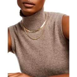 Best reviews of ✔️ AQUA Snake Chain Layered Collar Necklace, 16"-19" - 100% Exclusive Gold ✔️ -AQUA Elegant shop unnamed file 4085