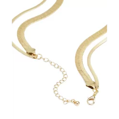 Best reviews of ✔️ AQUA Snake Chain Layered Collar Necklace, 16"-19" - 100% Exclusive Gold ✔️ -AQUA Elegant shop unnamed file 4086