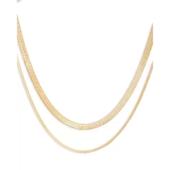 Best reviews of ✔️ AQUA Snake Chain Layered Collar Necklace, 16"-19" - 100% Exclusive Gold ✔️ -AQUA Elegant shop unnamed file 4087