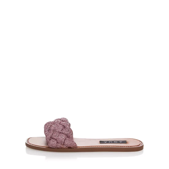 Outlet 🎁 AQUA Women's Ivy Slip On Sandals - 100% Exclusive Pink ⌛ 2 Outlet 🎁 AQUA Women's Ivy Slip On Sandals - 100% Exclusive Pink ⌛ - Image 2