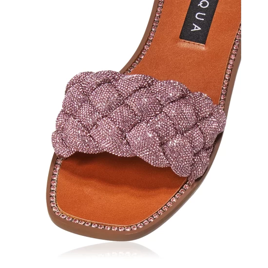 Outlet 🎁 AQUA Women's Ivy Slip On Sandals - 100% Exclusive Pink ⌛ 5 Outlet 🎁 AQUA Women's Ivy Slip On Sandals - 100% Exclusive Pink ⌛ - Image 5