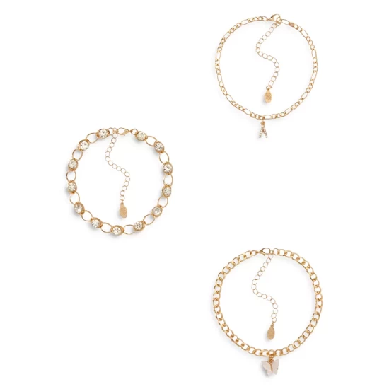 Coupon ๐ฏ AQUA Chain & Charm Anklets, Pack Of 3 - 100% Exclusive Gold ๐ 4 Coupon ๐ฏ AQUA Chain & Charm Anklets, Pack Of 3 - 100% Exclusive Gold ๐ - Image 4