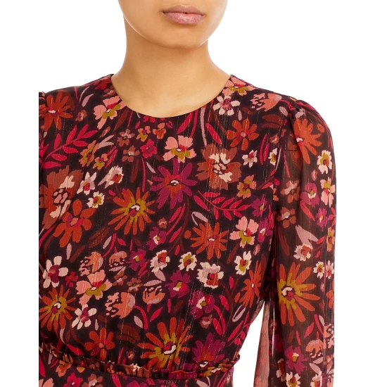 Brand new โญ AQUA Floral Ruffled Mini ๐ฏ Dress - 100% Exclusive Red Multi โ๏ธ 2 Brand new โญ AQUA Floral Ruffled Mini ๐ฏ Dress - 100% Exclusive Red Multi โ๏ธ - Image 2