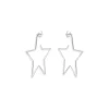Brand new 💯 AQUA Star Drop Earrings In Sterling Silver - 100% Exclusive ❤️
