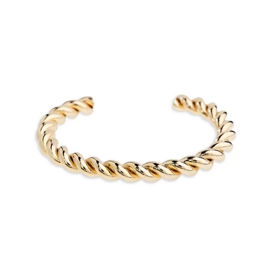 Buy 🌟 AQUA Twisted Cuff Bracelet In 14K Gold Plated - 100% Exclusive 🎉 1 Buy 🌟 AQUA Twisted Cuff Bracelet In 14K Gold Plated - 100% Exclusive 🎉