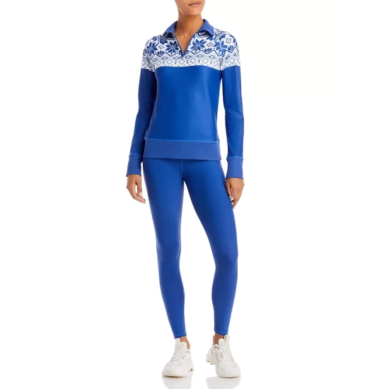 Promo ๐ AQUA Quarter Zip Fair Isle Top & Fair Isle High Rise Ankle Leggings - 100% Exclusive Sodalite Blue ๐ฅ 2 Promo ๐ AQUA Quarter Zip Fair Isle Top & Fair Isle High Rise Ankle Leggings - 100% Exclusive Sodalite Blue ๐ฅ - Image 2